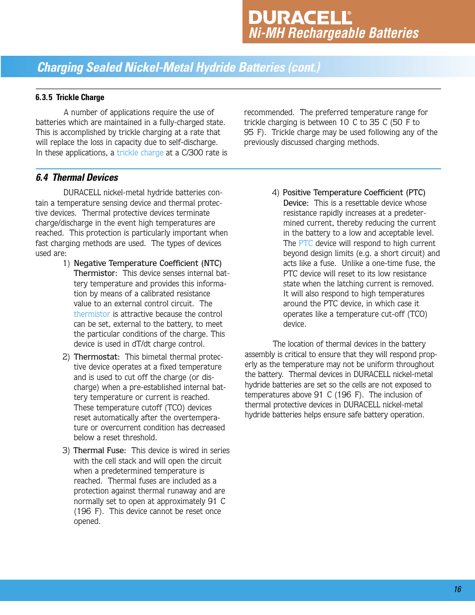 Ni-mh rechargeable batteries | Duracell Ni-MH User Manual | Page 17 / 23