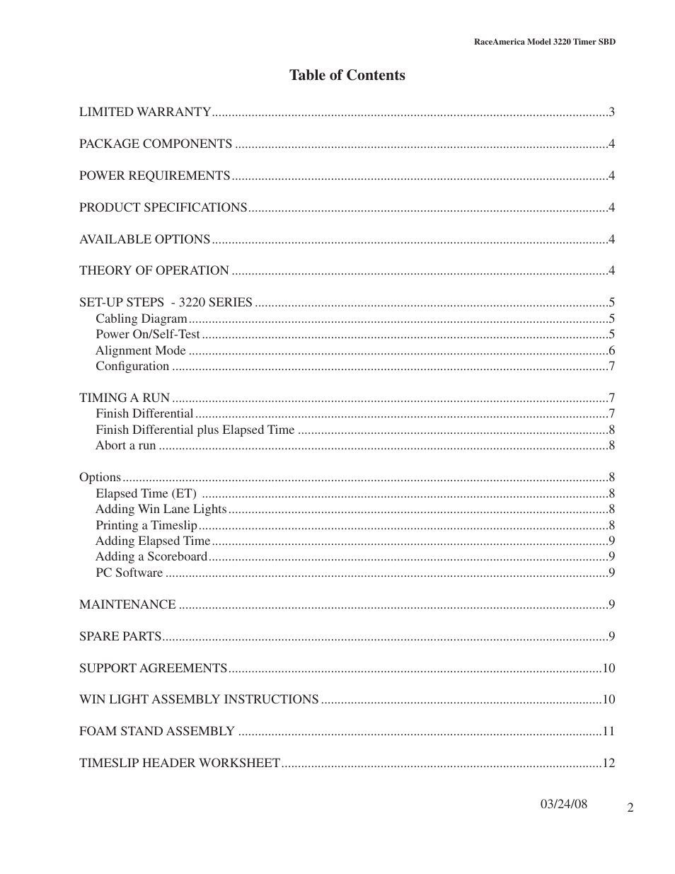 Duracell REV M 3220 User Manual | Page 2 / 13