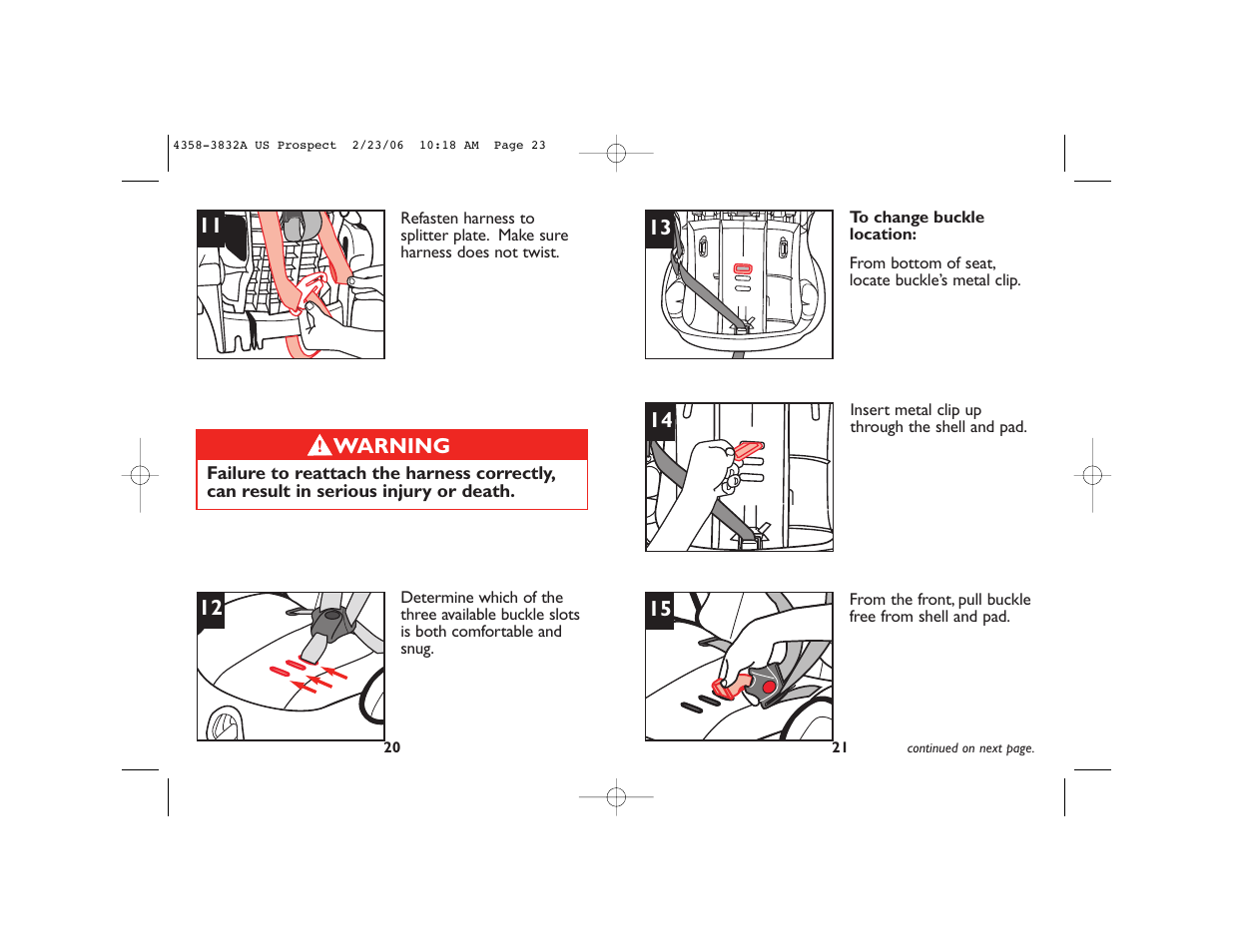 Dorel Juvenile Group 4358-3832A User Manual | Page 12 / 38