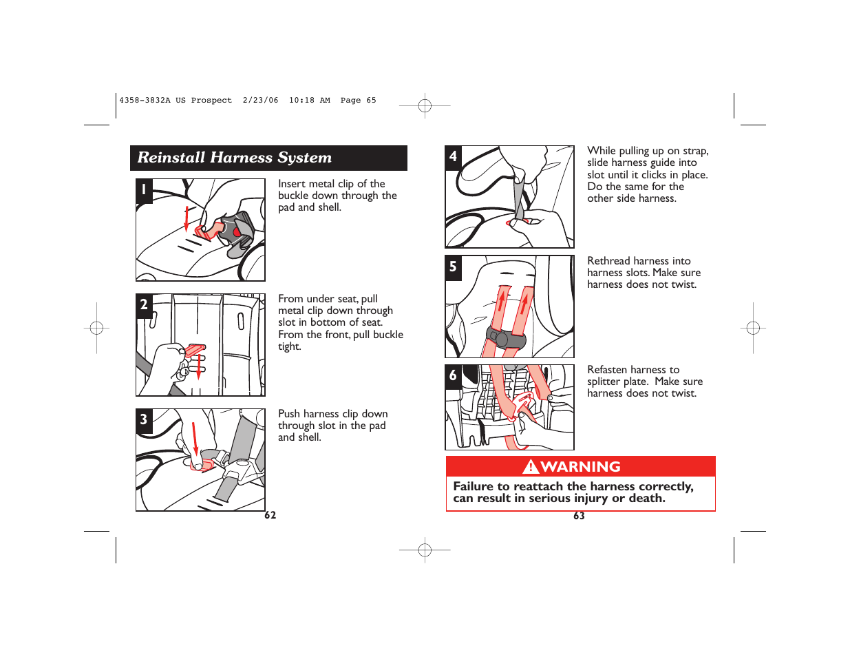 Dorel Juvenile Group 4358-3832A User Manual | Page 33 / 38