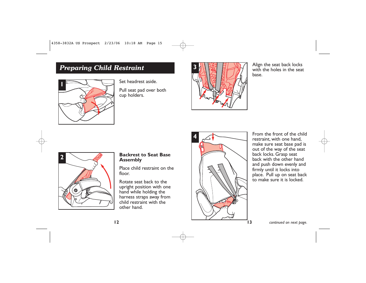 Dorel Juvenile Group 4358-3832A User Manual | Page 8 / 38