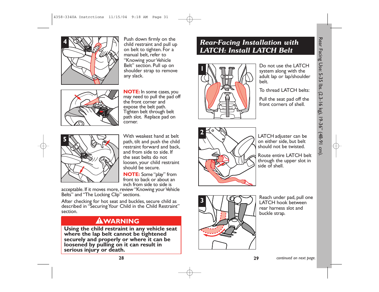 Safety 1st Alpha Omega Elite User Manual | Page 16 / 28