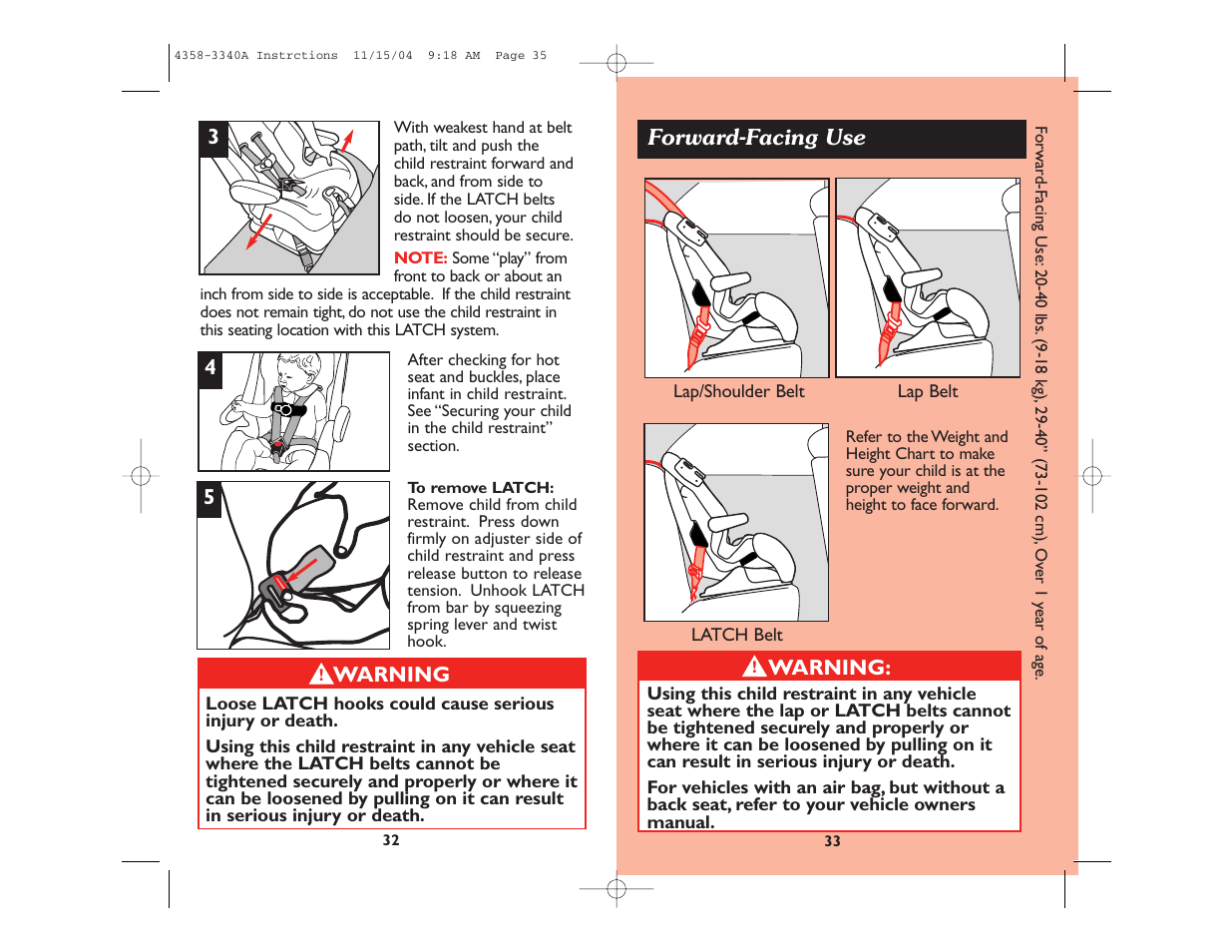 Safety 1st Alpha Omega Elite User Manual | Page 18 / 28