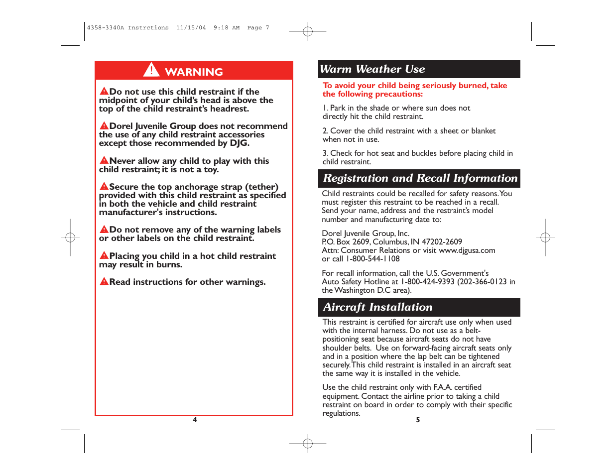 Safety 1st Alpha Omega Elite User Manual | Page 4 / 28