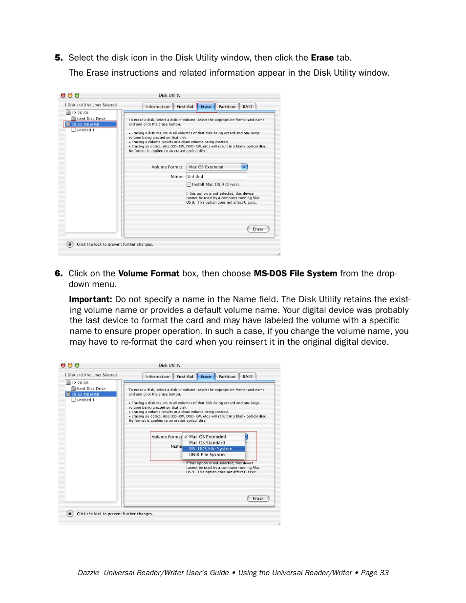 Dazzle Multimedia Universal 8 in 1 Reader/Writer None User Manual | Page 33 / 41