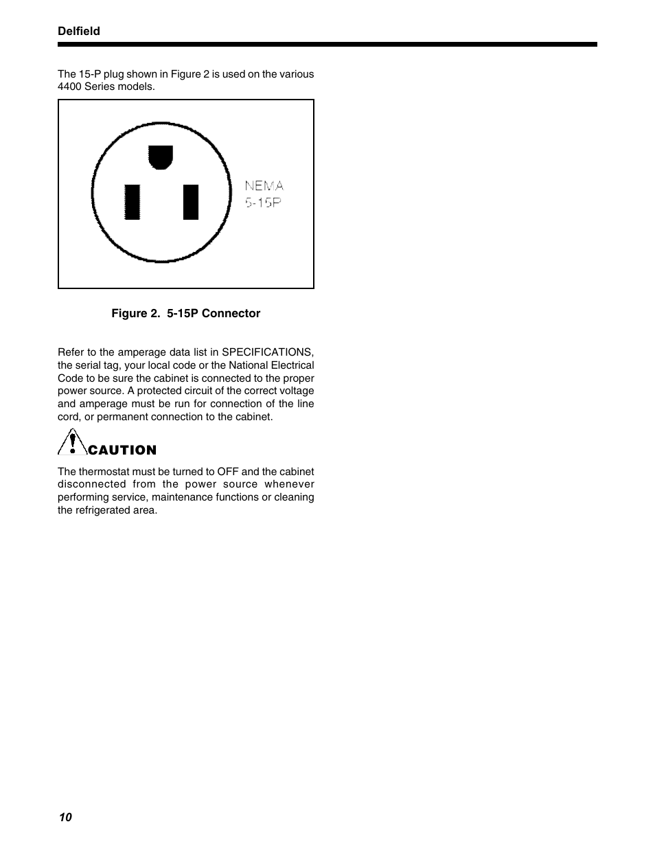 Delfield UCD4460N User Manual | Page 10 / 20