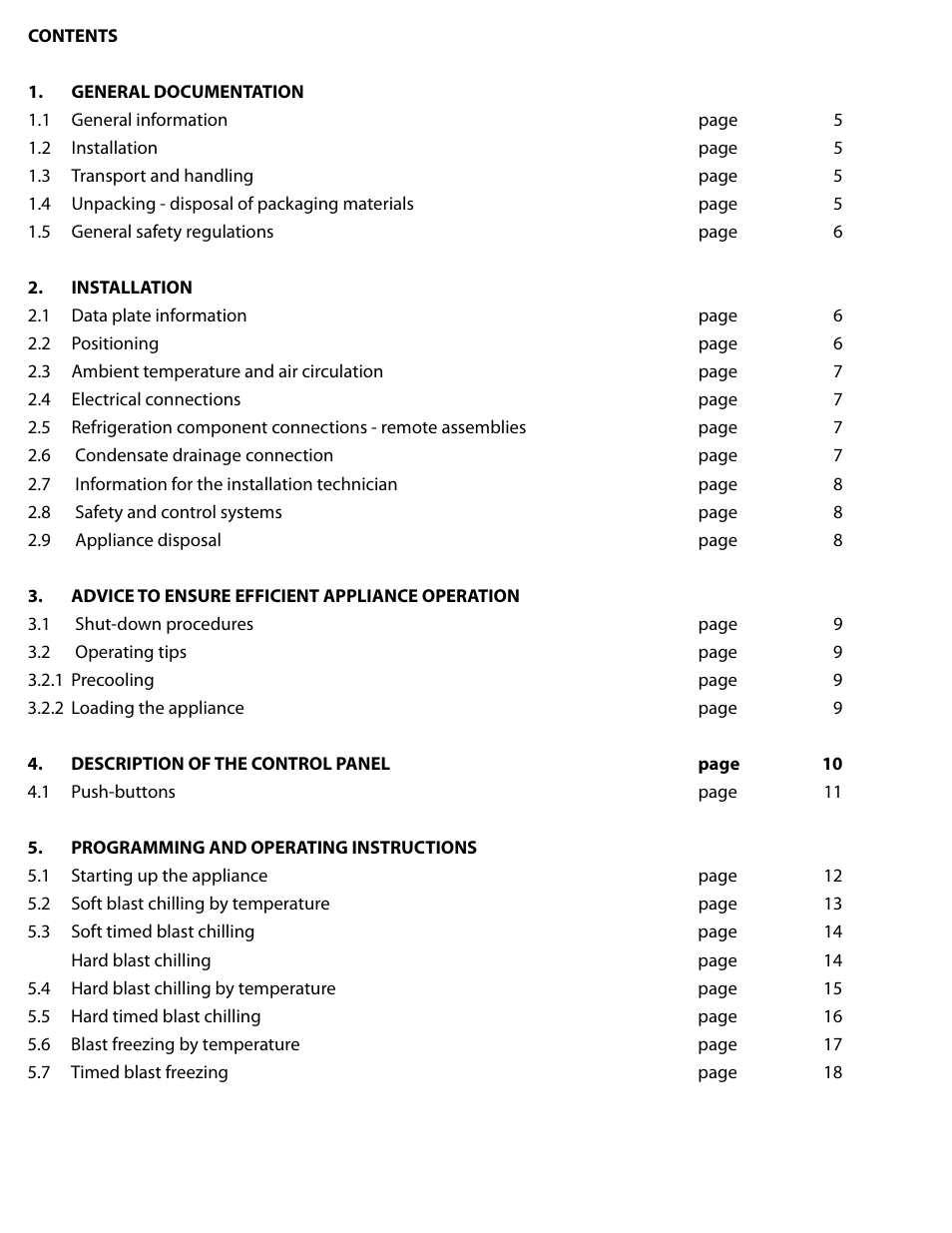 Delfield T40 User Manual | Page 2 / 44