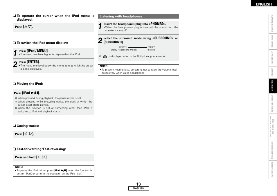 Denon DHT-FS3 User Manual | Page 17 / 28