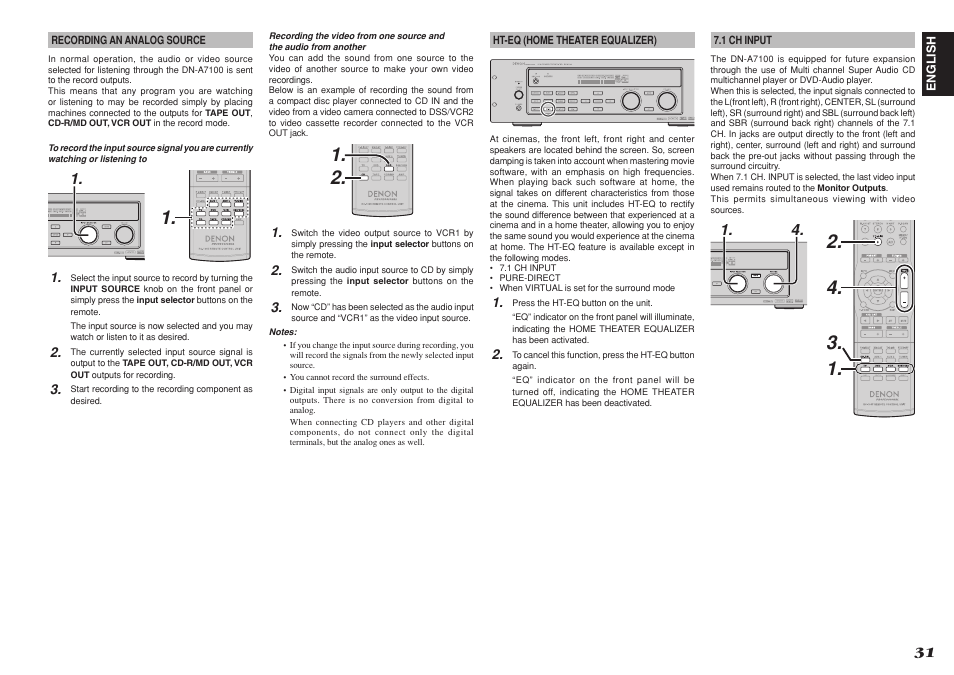 Denon DN-A7100 User Manual | Page 35 / 48