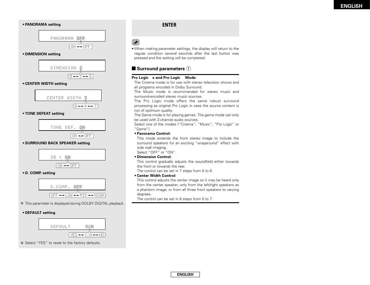 Denon AVR-1706 User Manual | Page 23 / 61