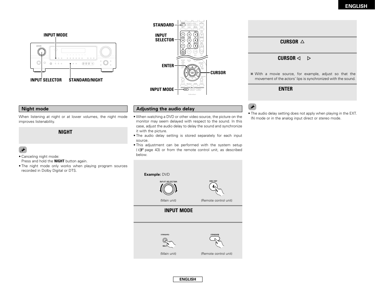 Denon AVR-1706 User Manual | Page 27 / 61