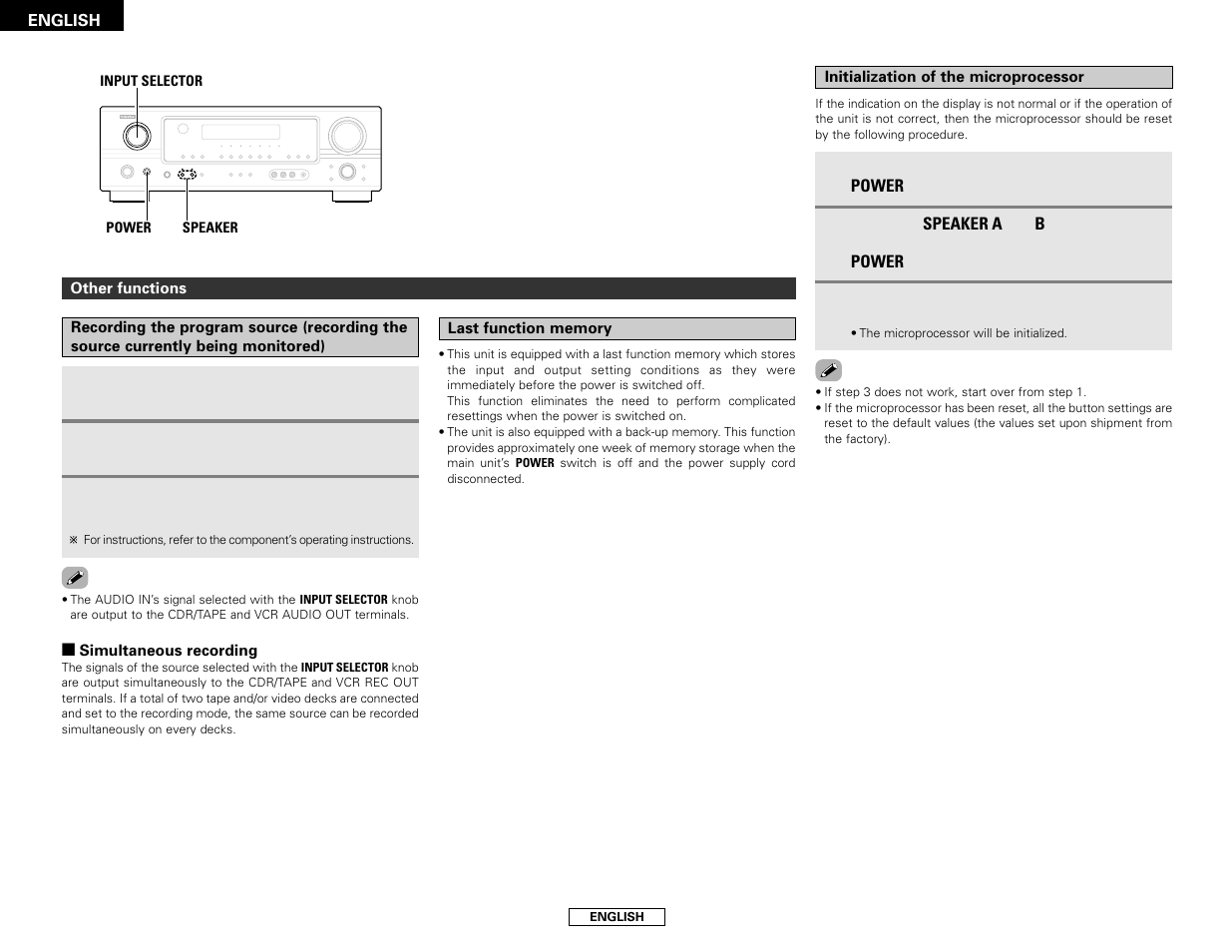 Denon AVR-1706 User Manual | Page 40 / 61