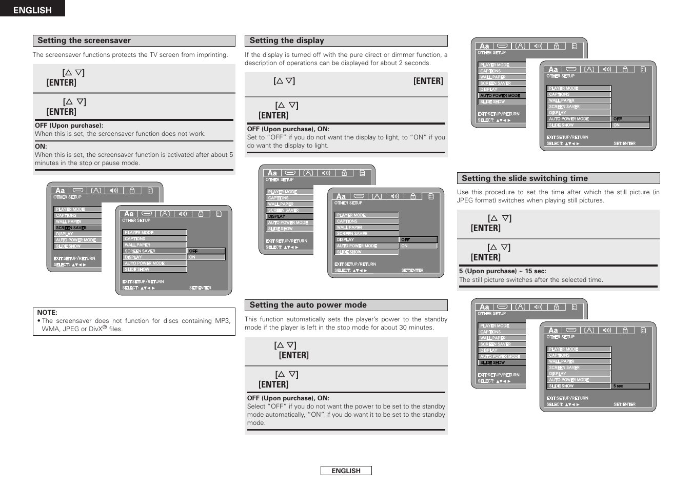 Denon DVD-3930CI User Manual | Page 30 / 56