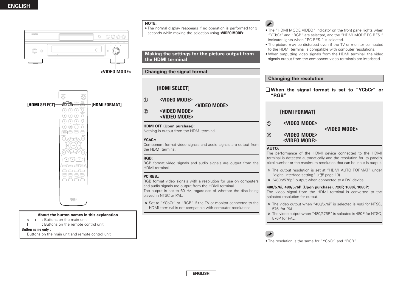 Denon DVD-3930CI User Manual | Page 32 / 56