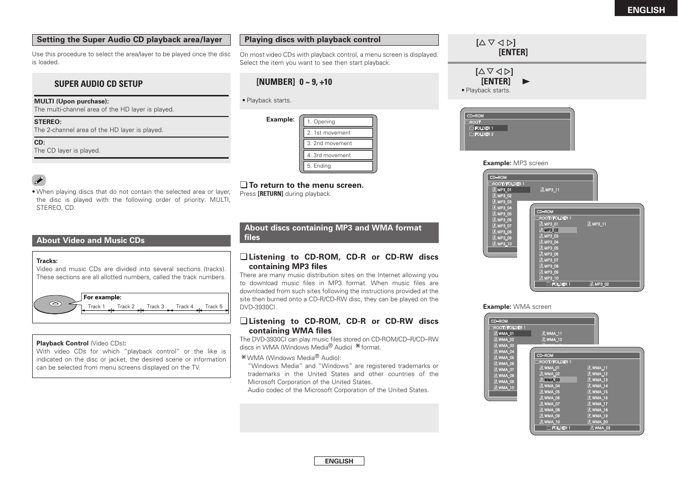 Denon DVD-3930CI User Manual | Page 41 / 56