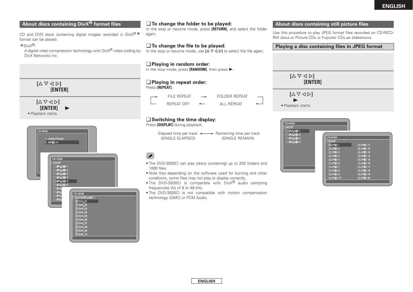 Denon DVD-3930CI User Manual | Page 43 / 56