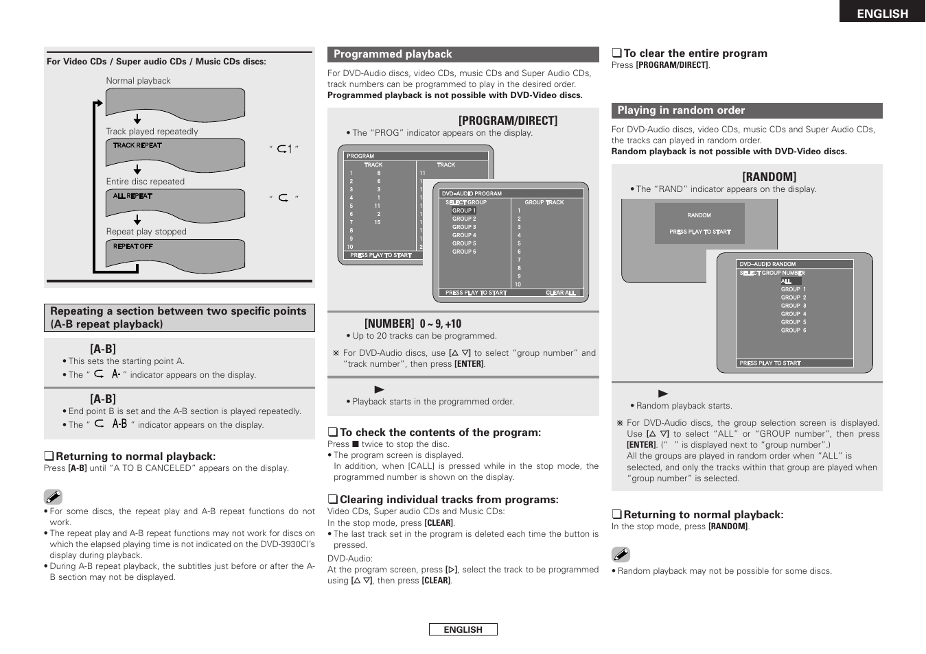 Denon DVD-3930CI User Manual | Page 47 / 56