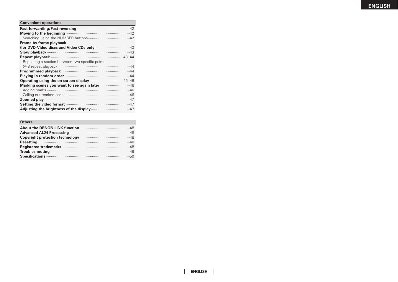 Denon DVD-3930CI User Manual | Page 5 / 56