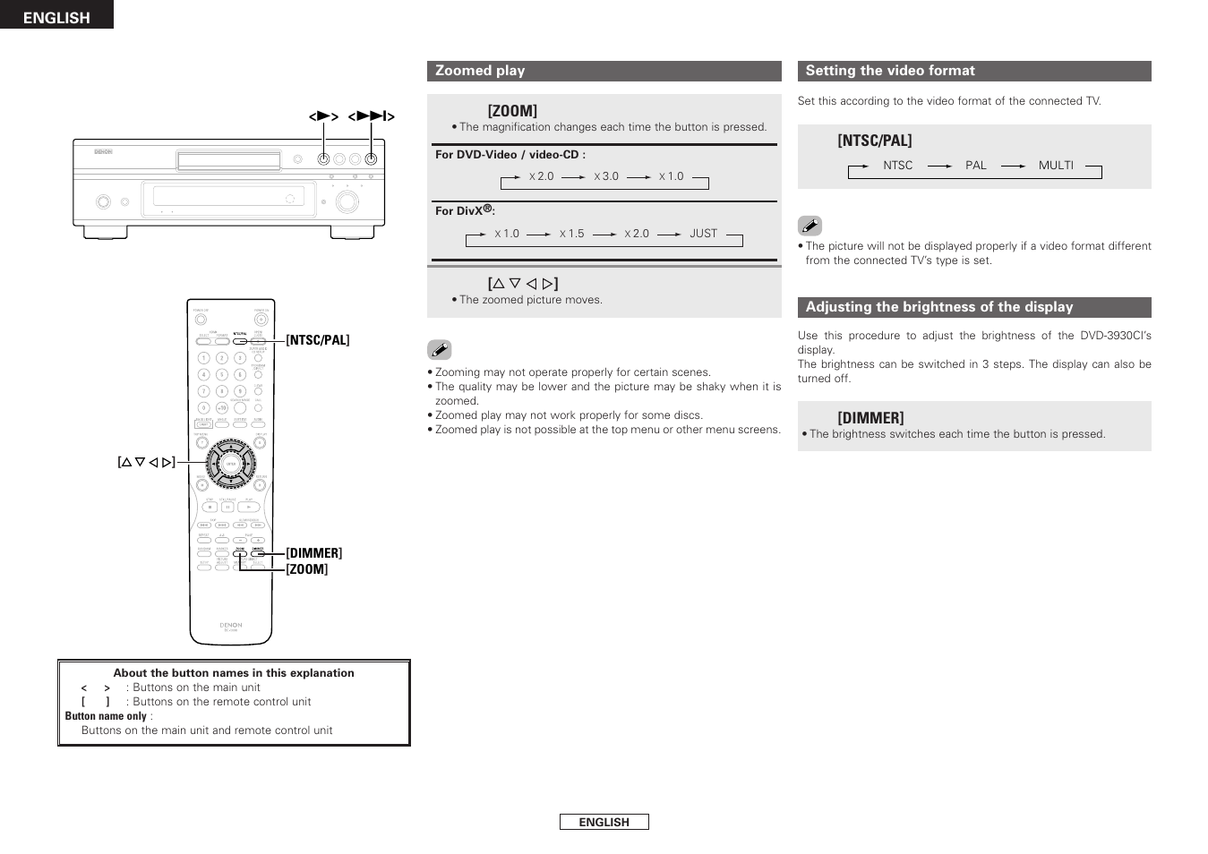 Denon DVD-3930CI User Manual | Page 50 / 56