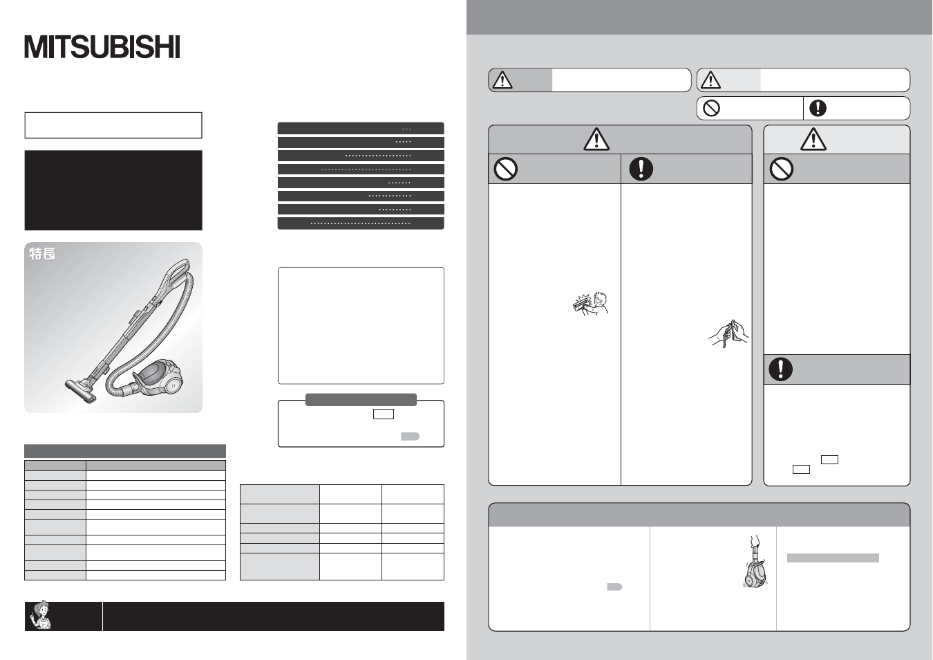 MITSUBISHI ELECTRIC TC-FXC5J User Manual | 6 pages