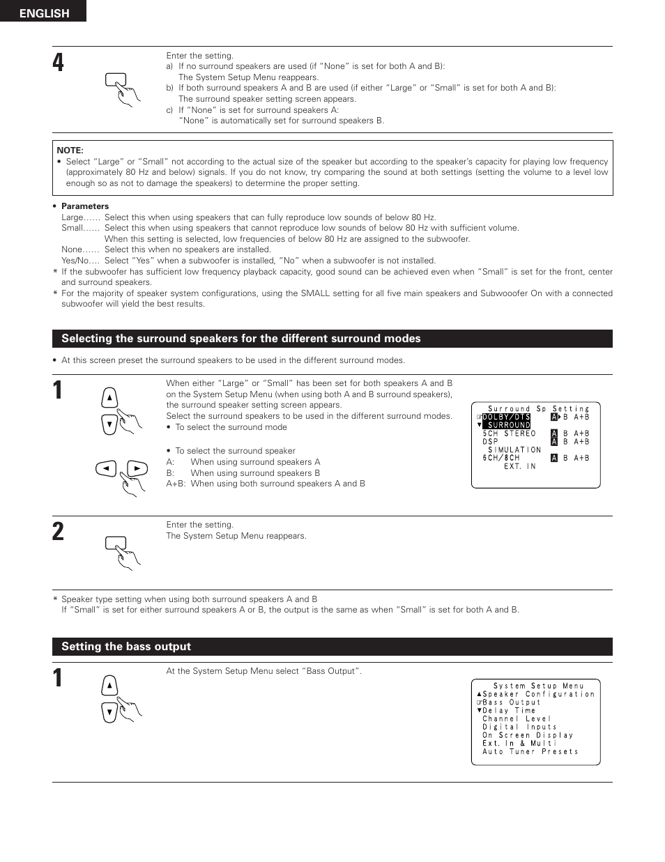 Denon AVR-3300 User Manual | Page 20 / 62