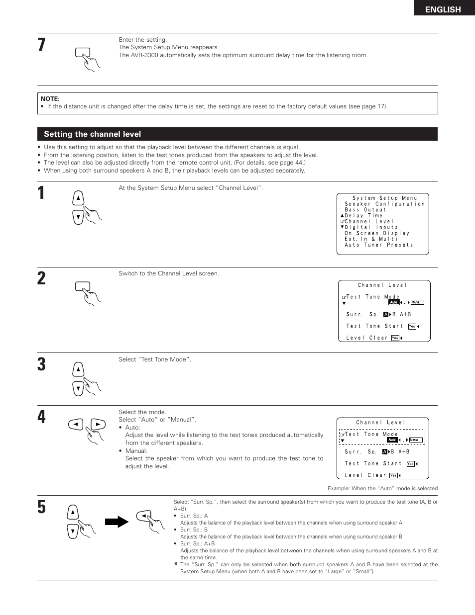 Denon AVR-3300 User Manual | Page 23 / 62