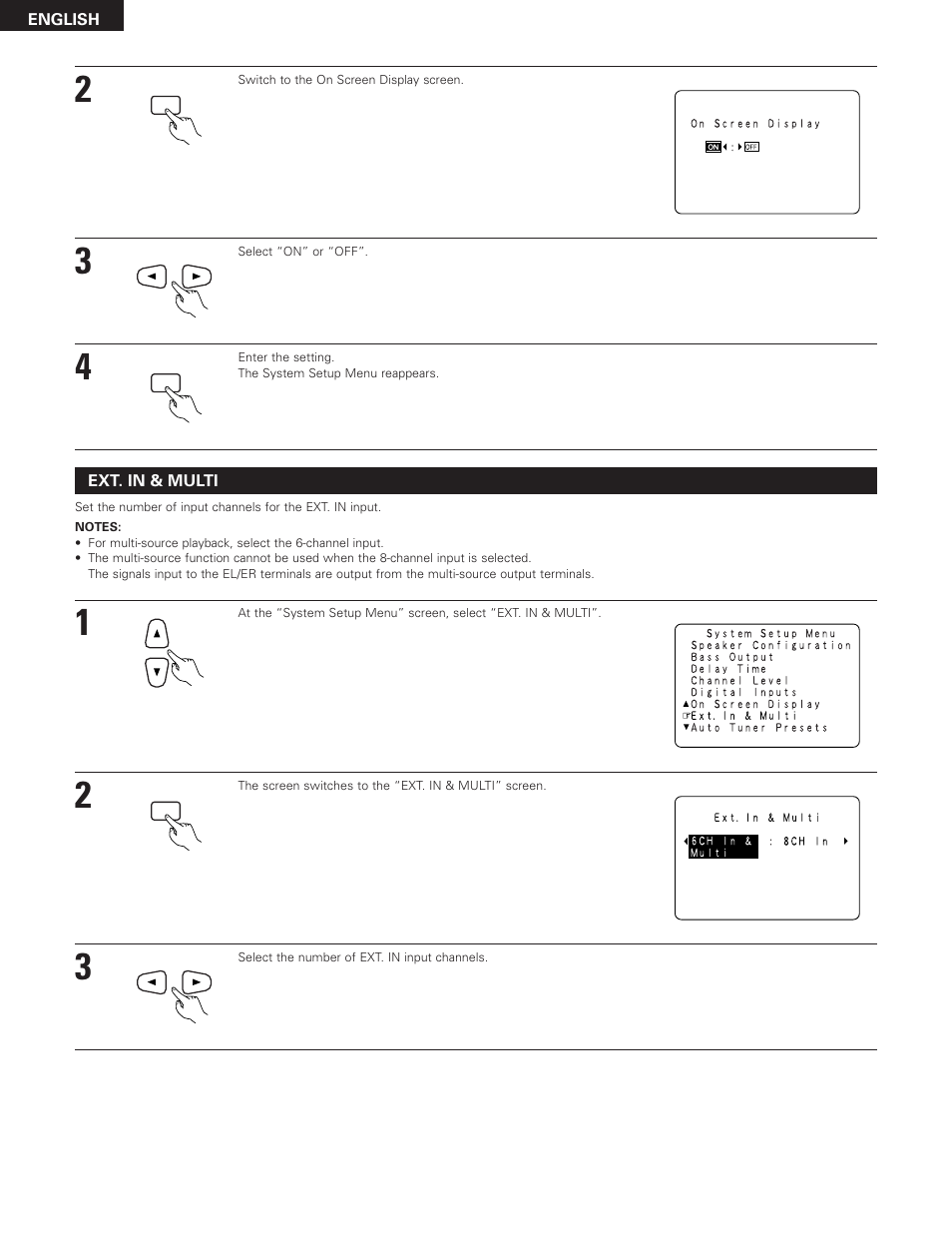 Denon AVR-3300 User Manual | Page 26 / 62