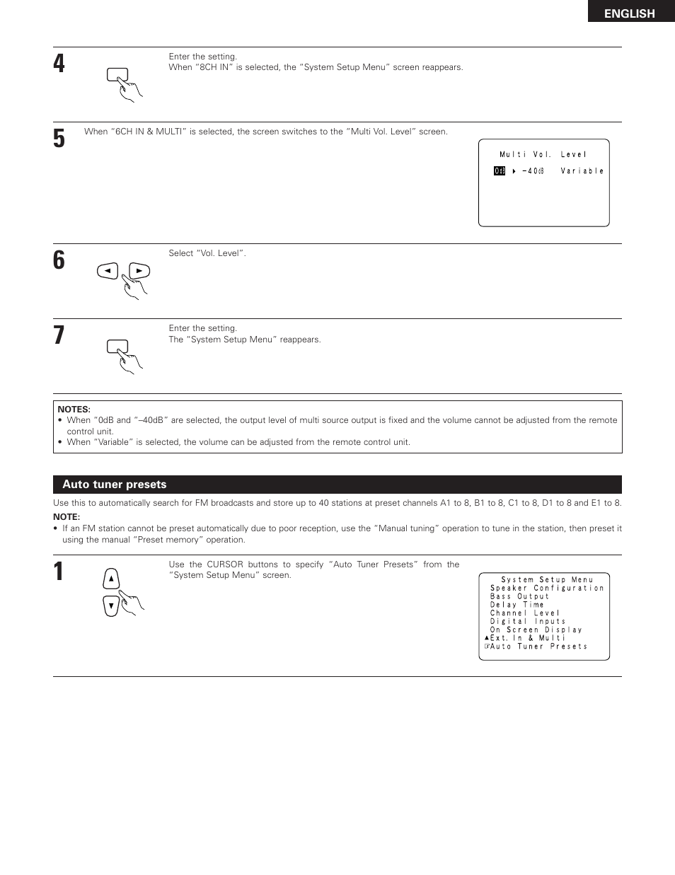 Denon AVR-3300 User Manual | Page 27 / 62