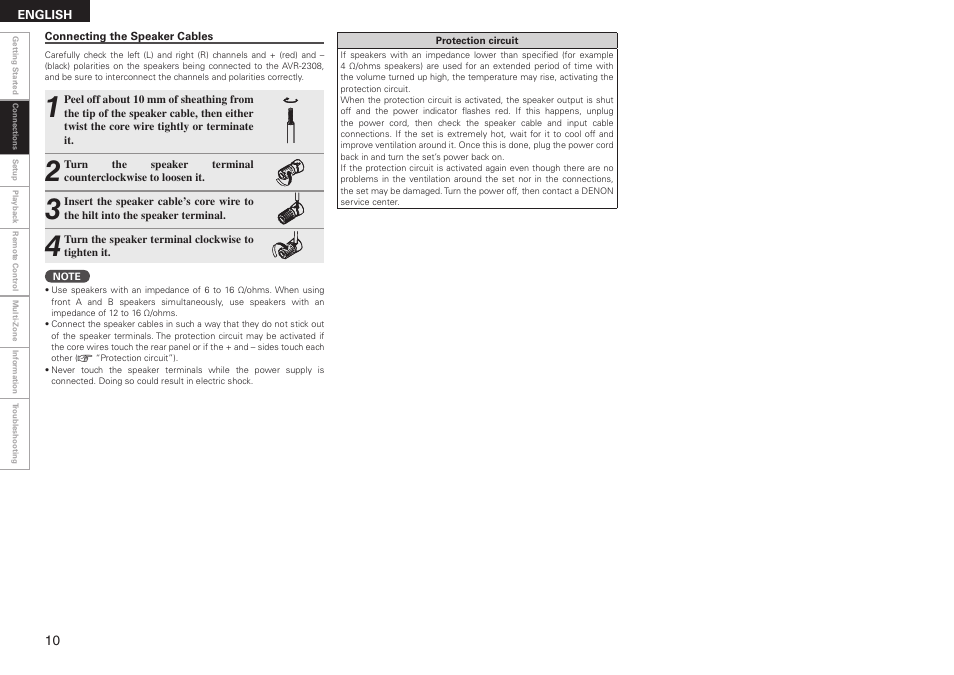 Denon AVR-2308 User Manual | Page 14 / 80