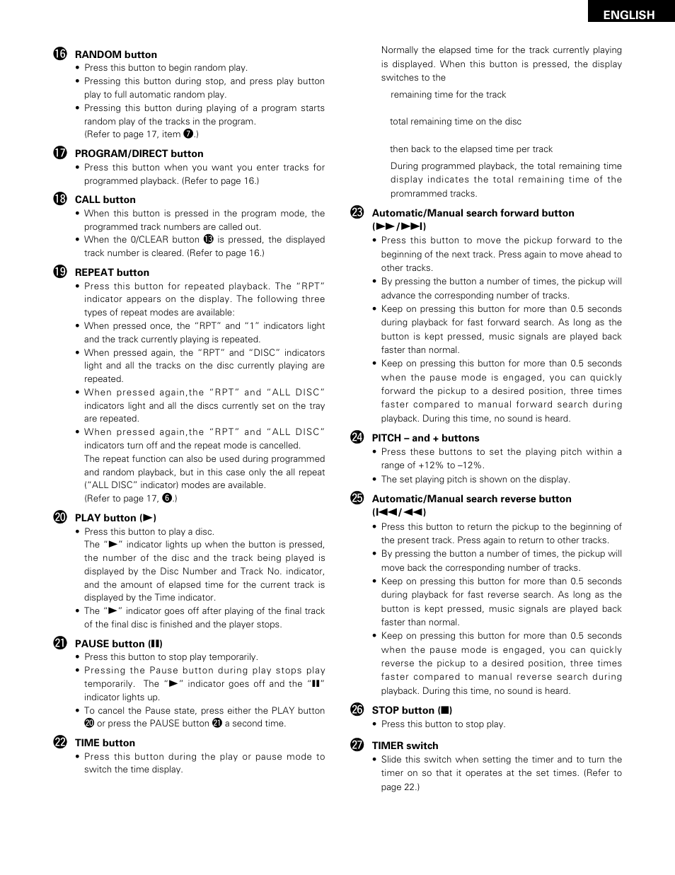 Denon DN-H800 User Manual | Page 9 / 24