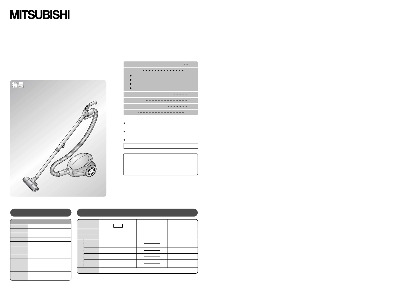 MITSUBISHI ELECTRIC TC-CF3J User Manual | 5 pages