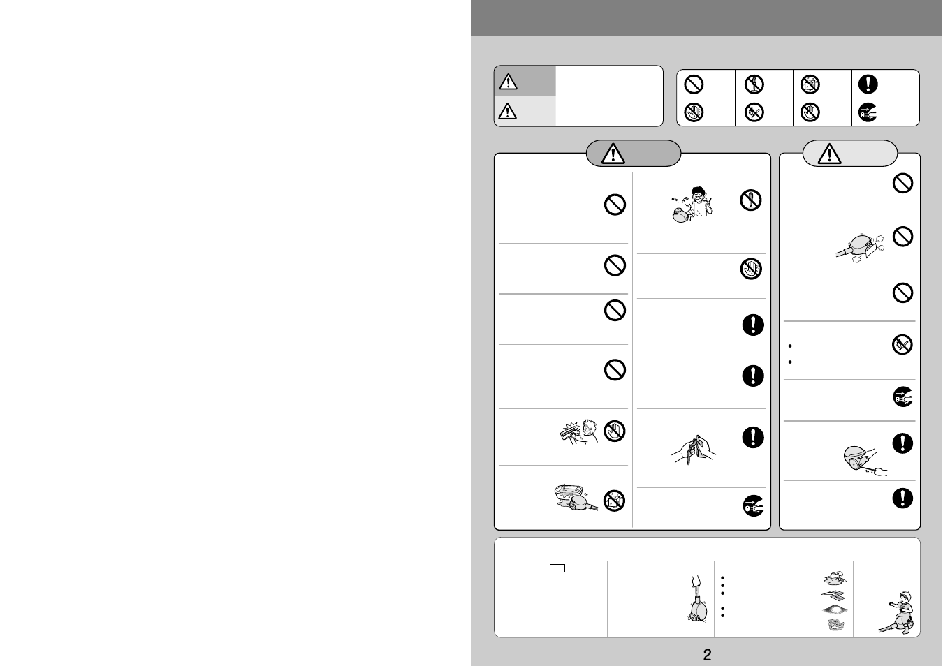 安全のために必ずお守りください | MITSUBISHI ELECTRIC TC-CF5J User Manual | Page 2 / 5