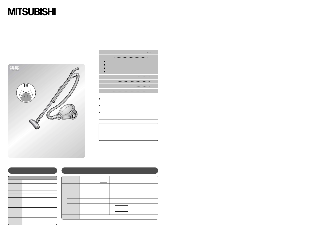 MITSUBISHI ELECTRIC TC-CF6P User Manual | 5 pages
