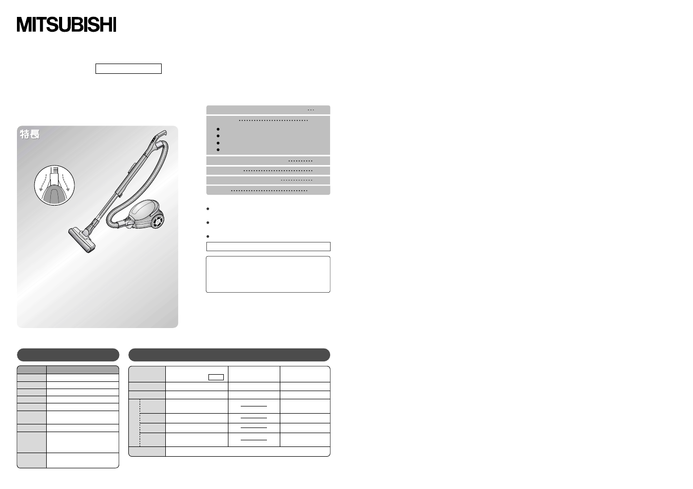 MITSUBISHI ELECTRIC TC-CF7P User Manual | 5 pages