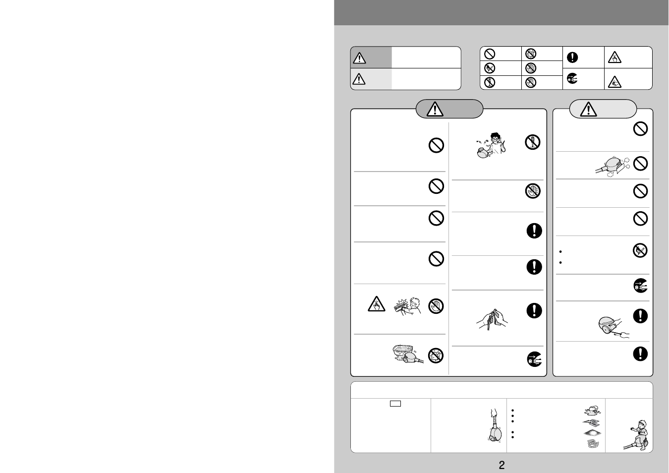 安全のために必ずお守りください | MITSUBISHI ELECTRIC TC-CF7P User Manual | Page 2 / 5
