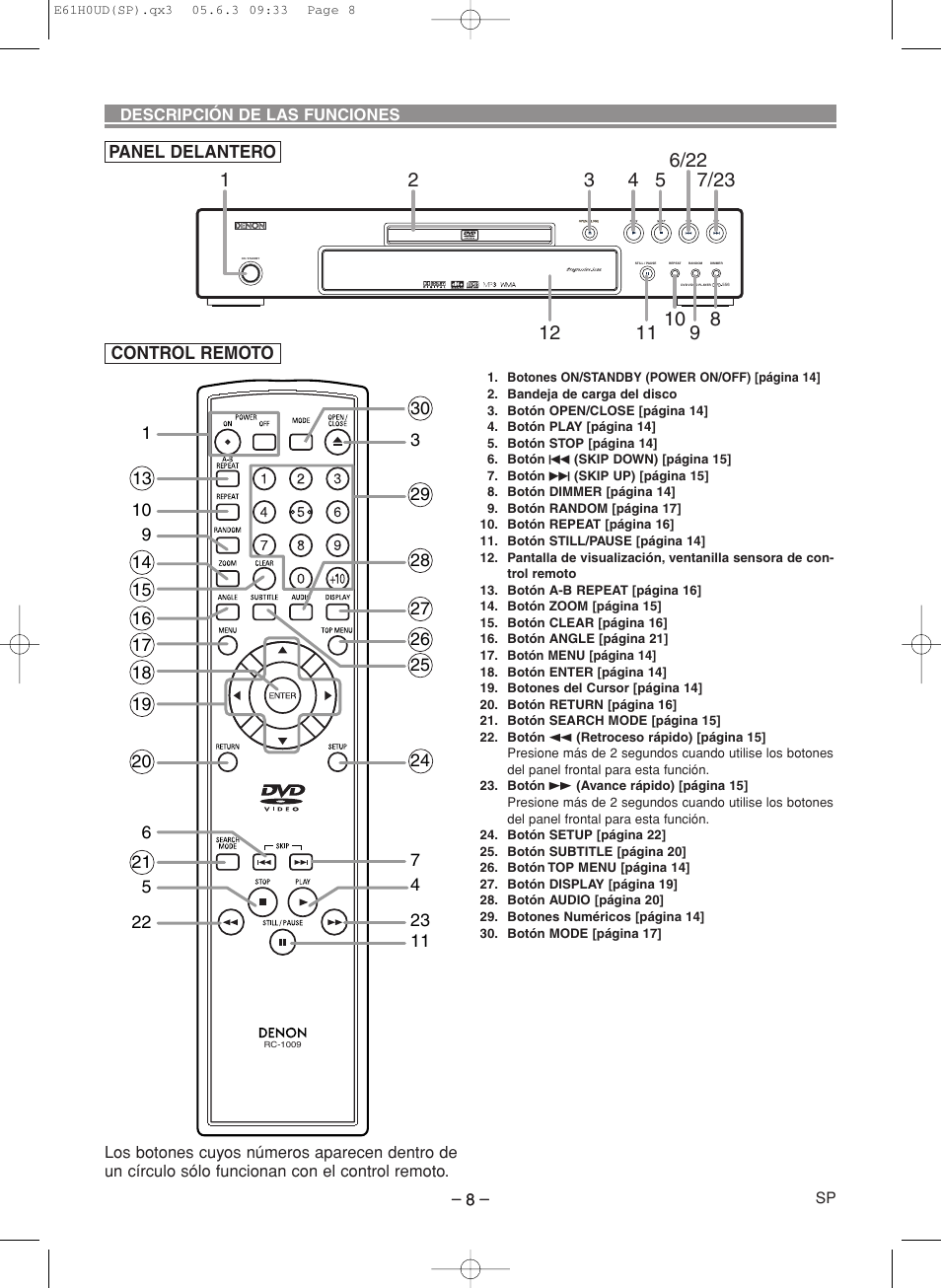 Denon DVD-556 User Manual | Page 34 / 54