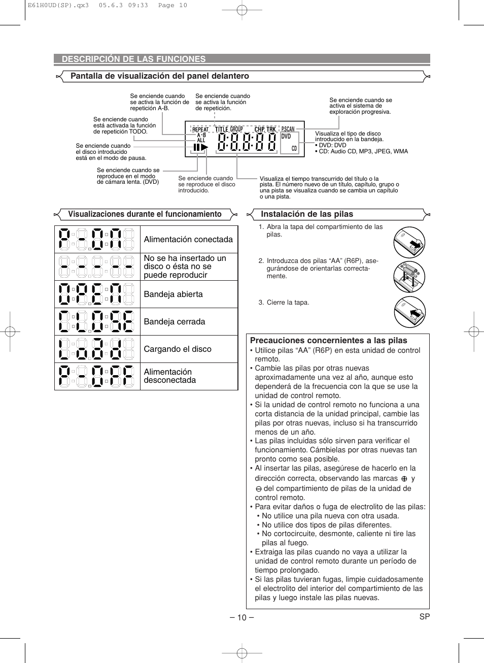 Denon DVD-556 User Manual | Page 36 / 54