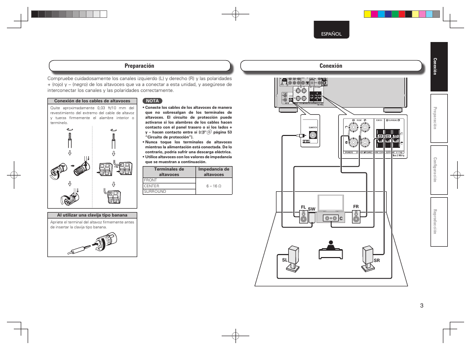 Denon AVR-1312 User Manual | Page 7 / 16