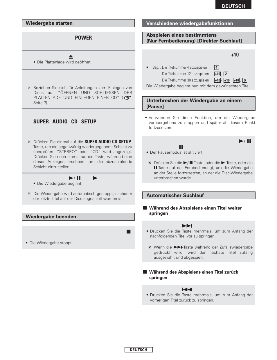 Denon DCD-1500AE User Manual | Page 25 / 90