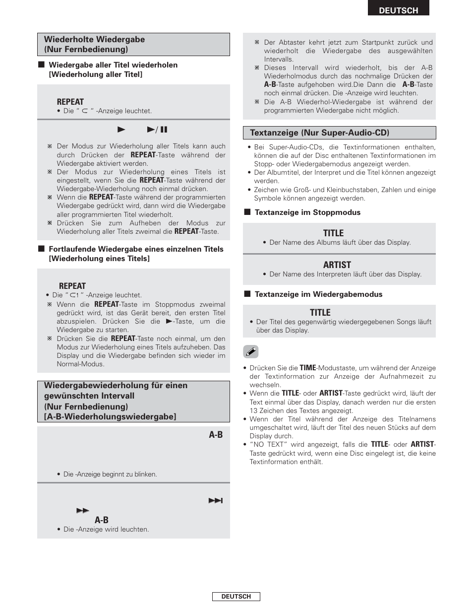 Denon DCD-1500AE User Manual | Page 27 / 90