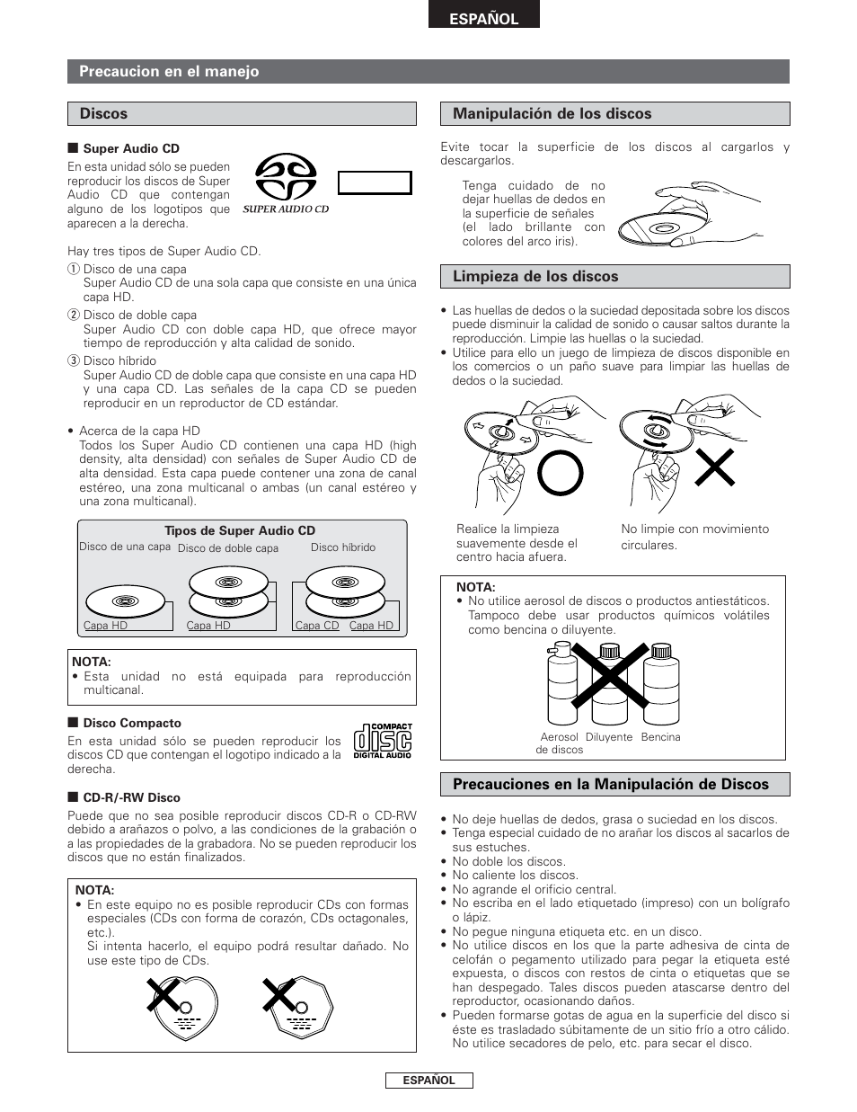 Stereo | Denon DCD-1500AE User Manual | Page 55 / 90