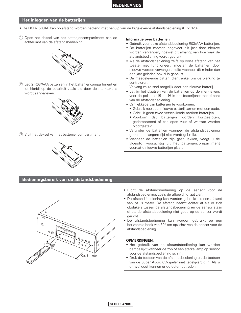 Denon DCD-1500AE User Manual | Page 68 / 90