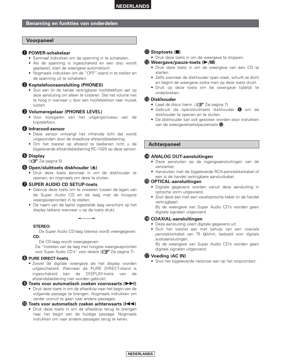 Denon DCD-1500AE User Manual | Page 69 / 90