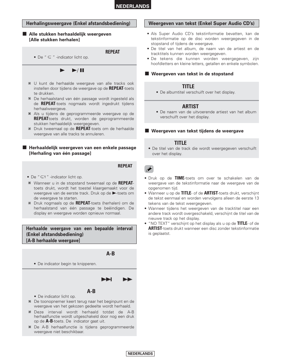 Denon DCD-1500AE User Manual | Page 75 / 90