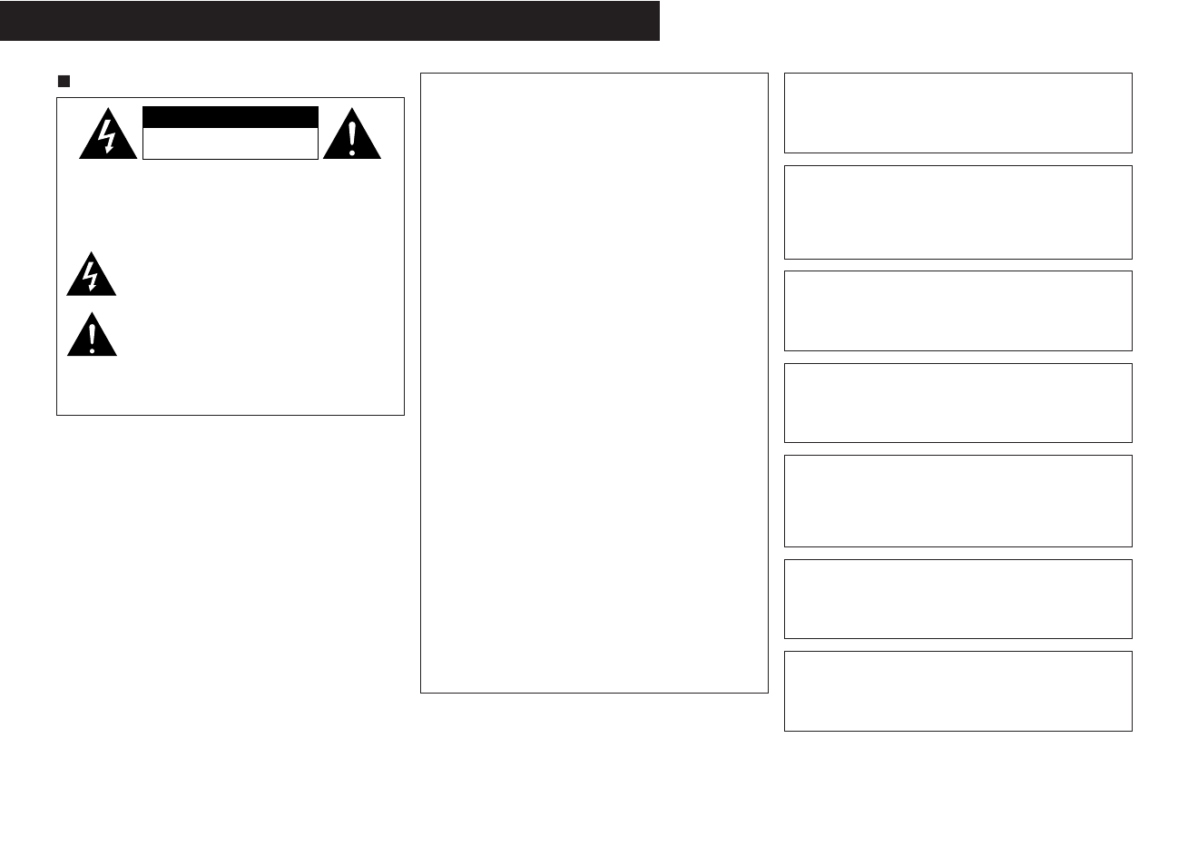 Caution | Denon DP-300F User Manual | Page 2 / 12