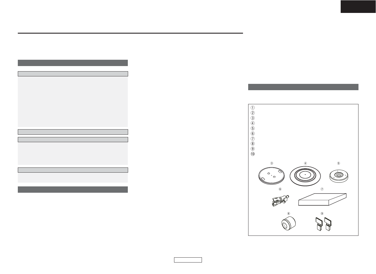 Getting started | Denon DP-300F User Manual | Page 5 / 12