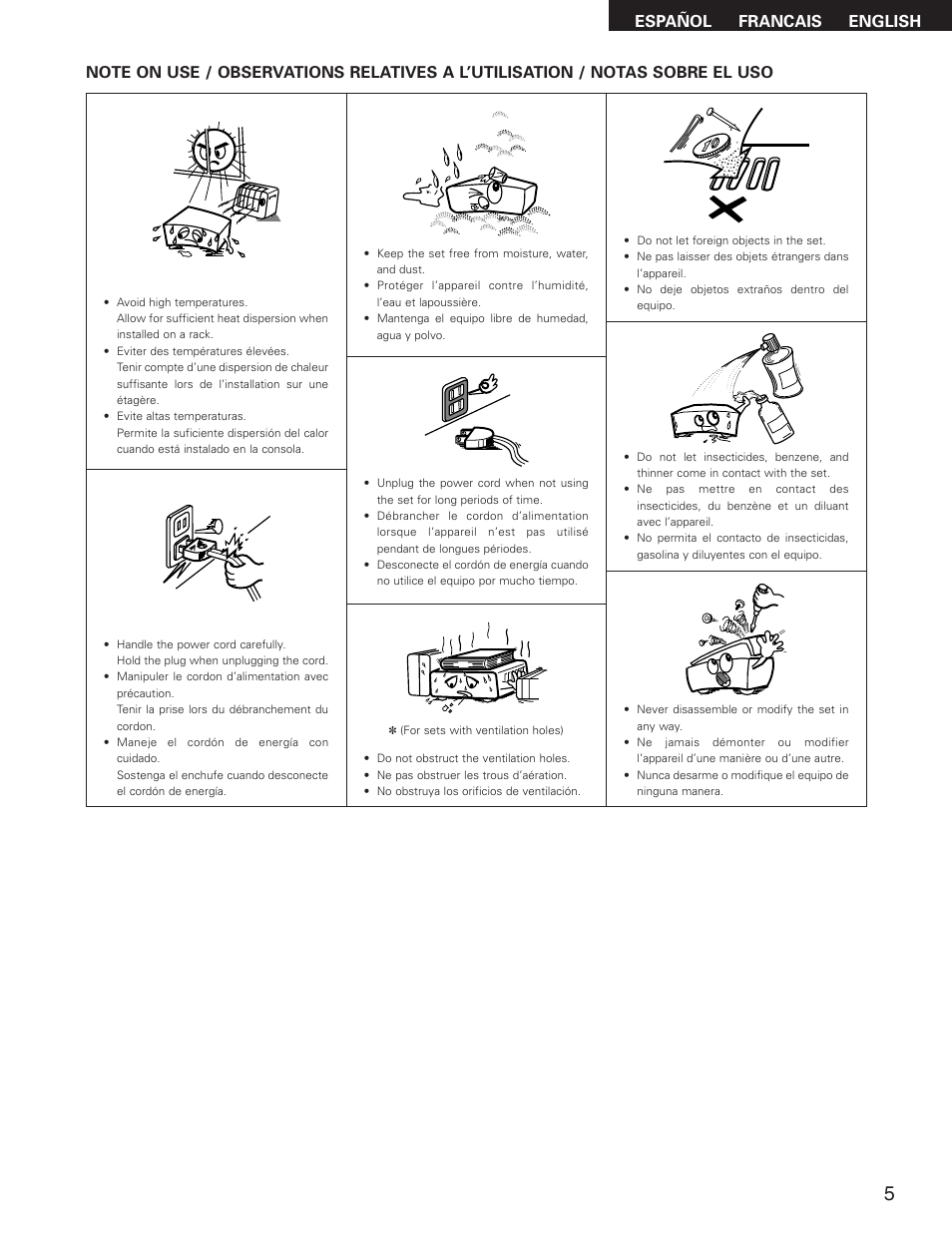 Denon DN-V1700 User Manual | Page 5 / 104
