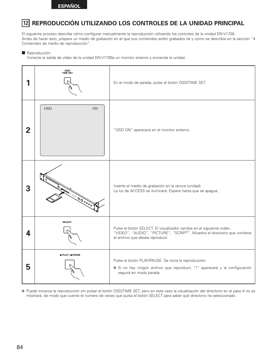 Denon DN-V1700 User Manual | Page 84 / 104