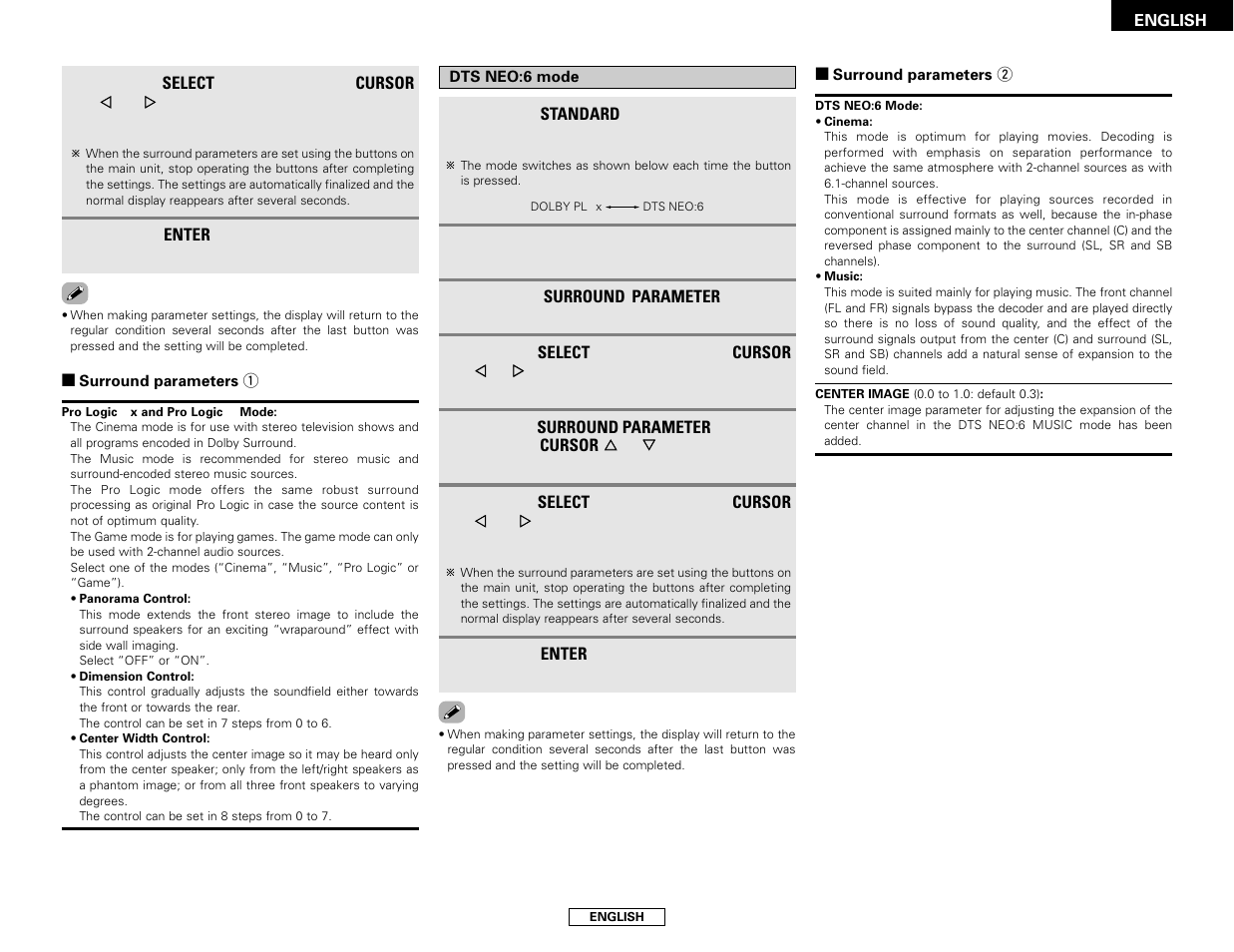 Denon AVR-786 User Manual | Page 25 / 68