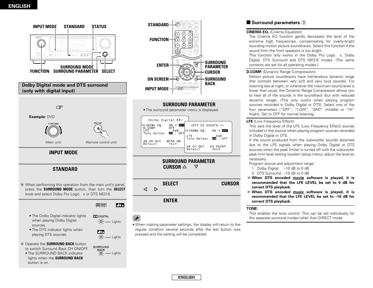 Denon AVR-786 User Manual | Page 26 / 68